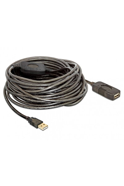 DELOCK Cablu prelungitor activ USB 2.0 T-M 15m, 82689