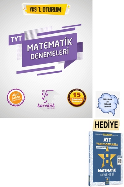 Karekök Yayınları Tyt Matematik 15 li Deneme 2026 Hediyeli
