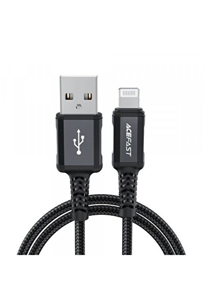Acefast USB-A - Lightning C4-02 Data and Charging Cable, 18W, 1.8m, Black