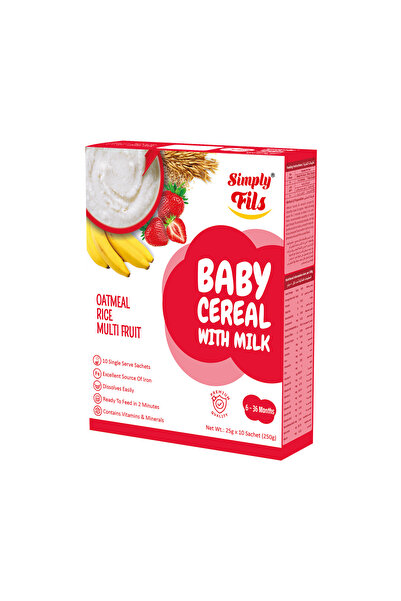 Simply Baby سيمبلي فيلس دقيق الشوفان مع الأرز والفواكه المتعددة 250 جرام