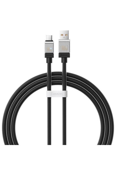 Baseus Cablu de date CoolPlay CAKW000601, USB 2.0 - USB-C, 1m, Black