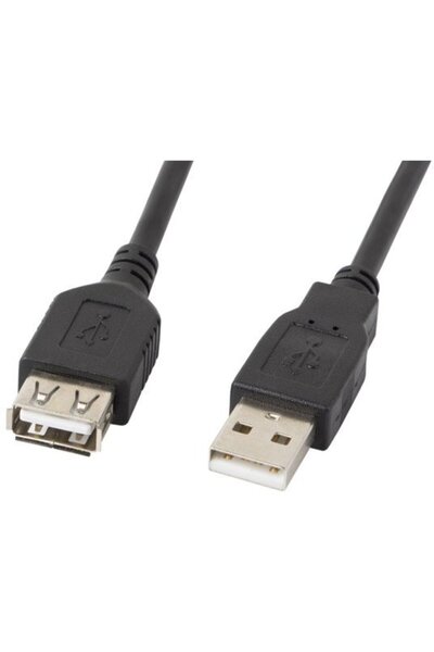 Lanberg extension cable USB 2.0 AM-AF 3m black