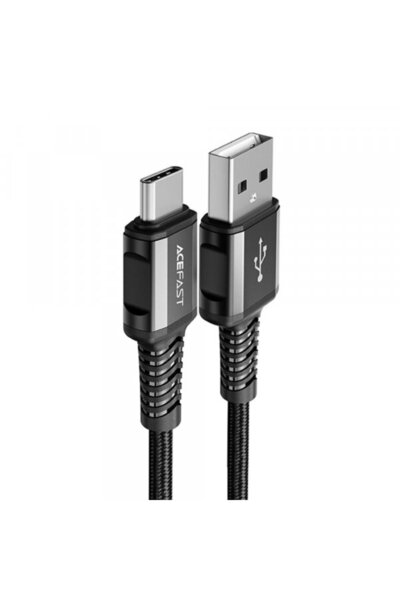 Acefast USB-A - USB-C C1-04 Data and Charging Cable, 18W, 1.2m, Black