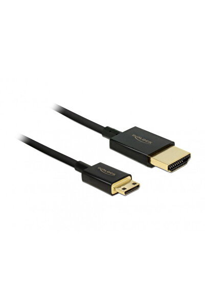 DELOCK Cablu HDMI la mini HDMI-C T-T 3D 4K 3m Activ Slim Premium, 84779