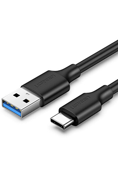 Ugreen US184 charging and data transfer cable, USB/USB Type-C, 3A, 1.5m, Black