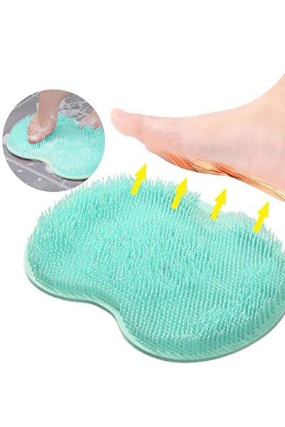 WDA وسادة تدليك السيليكون للقدمين والظهر، فرشاة ظهر مثبتة على الحائط مع أكواب...