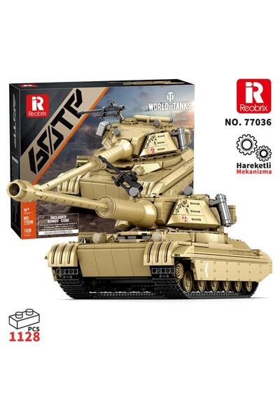 REOBRIX 77036 World Of Tanks 60TP Lewandowskiego Tank Yaratıcı Yapı Blok Seti...
