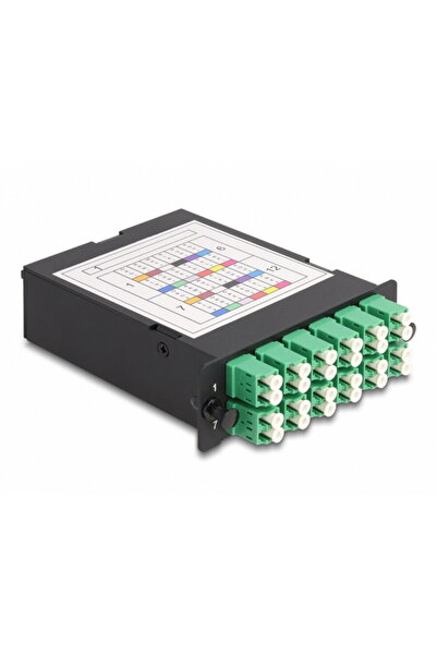 DELOCK HD (High Density) MPO Male to 12 x LC Duplex Female Fiber Optic Casset...