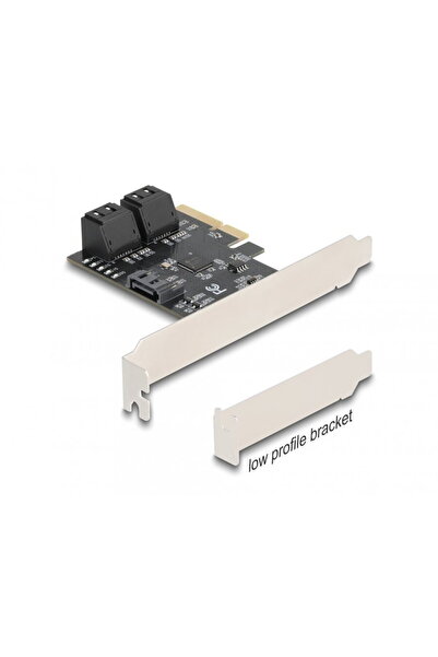 DELOCK PCI Express cu 5 x SATA LPFF, 90890