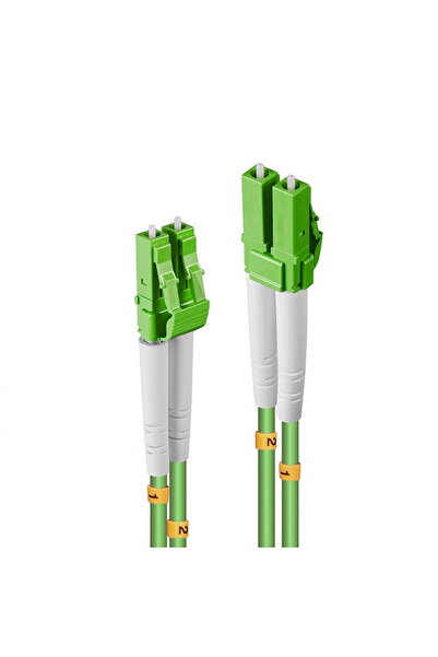 LİNDY Cablu fibră optică duplex Multimod LC - LC OM5 verde 15m, L46315