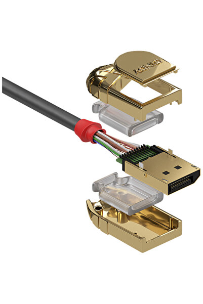 LİNDY Cablu Displayport 4K60Hz UHD (DP certificat) v1.2 T-T 7.5m Gold Line, L...