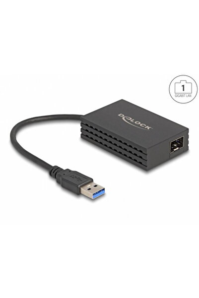 DELOCK Adaptor USB-A la SFP Gigabit LAN, 66463