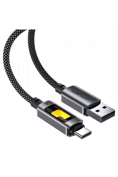 Acefast USB-A - USB-C C21-04 Data and Charging Cable, 18W, 1.2m, Black