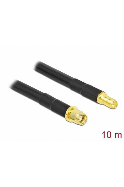 DELOCK Extension cable 90446, RP-SMA connectors, cable type LMR300, impedance...