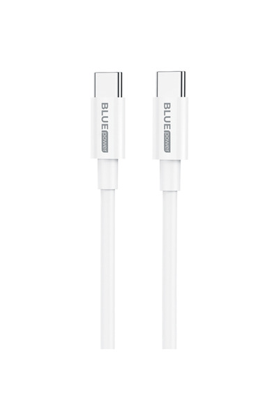 Blue Power USB-C - USB-C BBX44 Data and Charging Cable, 100W, 1m, White