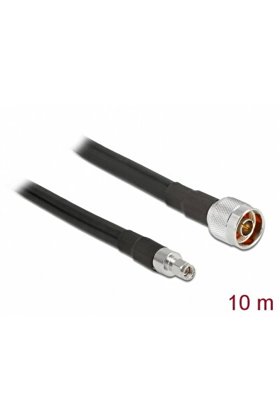 DELOCK Cablu antena N plug la RP-SMA plug CFD400 LLC400 10m low loss, 13028