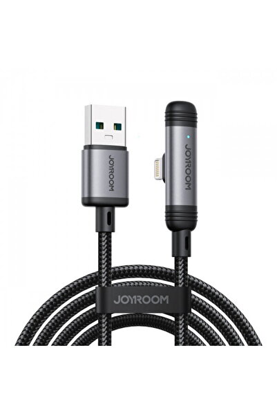 Joyroom Cablu de Date și Încărcare USB-A - Lightning S-A56 EnjoyX Angled, 18W...