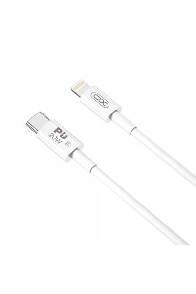 XO Design Cablu Date si Incarcare USB-C - Lightning NB-Q189B, 20W, 2m, Alb
