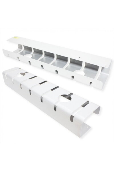 Roline Set of 2 under desk cable organizer White, 17.03.1304
