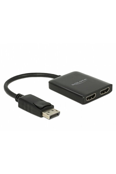 DELOCK Multiplicator DisplayPort 1.4 la 2 x HDMI MST, 87769