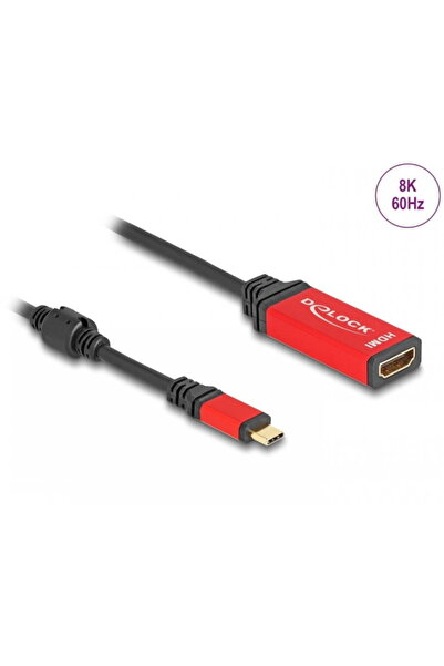 DELOCK Adaptor USB type C la HDMI (DP Alt Mode) 8K60Hz/4K240Hz T-M HDR, 60053