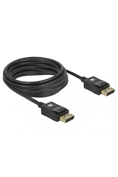 DELOCK Cablu Displayport coaxial 8K60Hz T-T 5m Negru, 85304