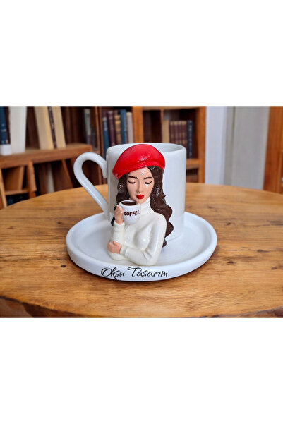 oksukokulutaş Turkish Coffee Cup Holding Coffee