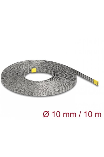 DELOCK Expandable EMI shielding braided mesh 10m x 10mm, 20938