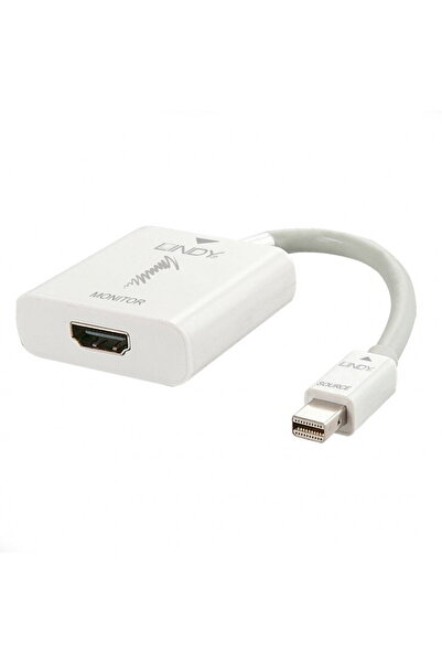 LİNDY Adaptor Mini Displayport 1.2 la HDMI 4K 60Hz activ, L41069