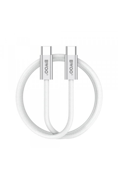 Bwoo USB-C Data and Charging Cable - USB-C BO-X317C, 240W, 1m, White