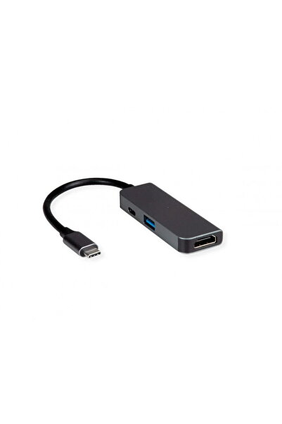 VALUE Adaptor USB tip C la HDMI + USB-A + USB-C PD, 12.99.1141