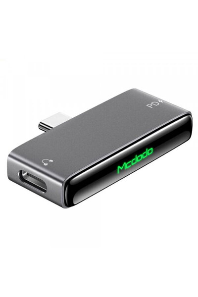 Mcdodo Adaptor Audio USB-C - USB-C / USB-C CA-7670, Negru