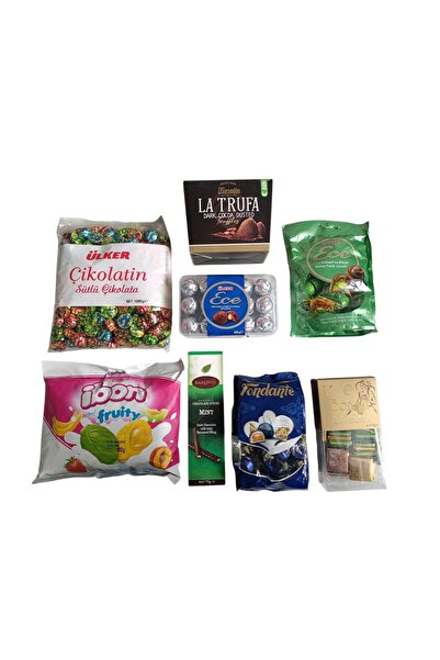 Elvan POÇERA 8 PRÇ ÇİKOLATİN 1 KG 458G, DUBAİ 300 GR İBON 300 GR ELİT 175G FO...