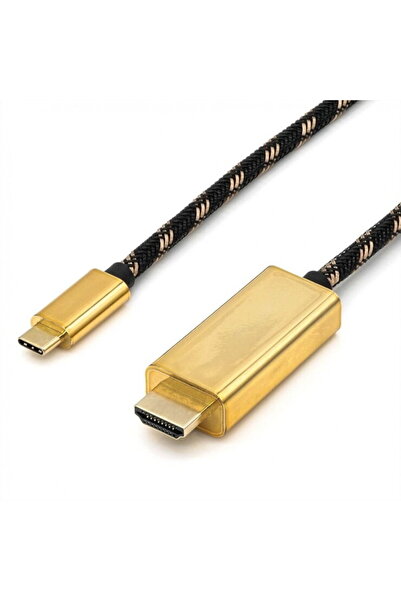 Roline Cablu USB-C la HDMI 4K60Hz GOLD T-T 1m, 11.04.5844