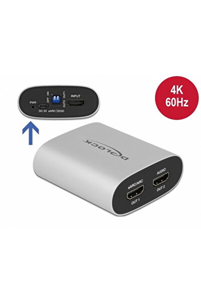 DELOCK Extractor audio HDMI HD 4K60Hz cu eARC, 63332