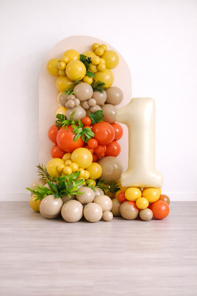 Balonsan Balloon Set 120 Pieces (Burnt Orange-Nut Brown-Turmeric-Sea Sand)