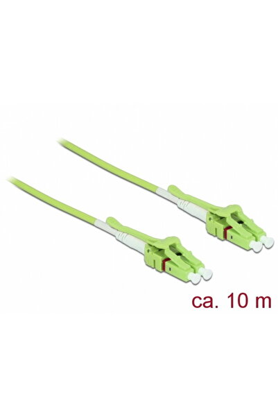 DELOCK Cablu fibra optica LC la LC Multi-mode OM5 Uniboot 10m, 85692