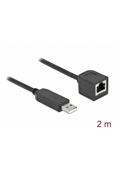 DELOCK Cablu USB la serial RS-232 RJ45 (pentru router Cisco) T-M 2m, 64165