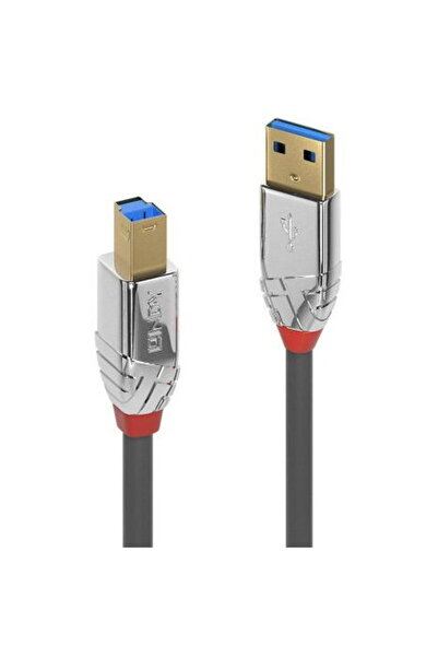LİNDY Cablu LY-36663, USB 3.0 - USB-B, 3m, Gri