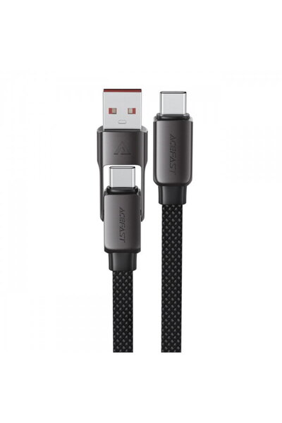 Acefast USB-C Data and Charging Cable - USB-A / USB-C C13-05, 60W, 0.2m, Black