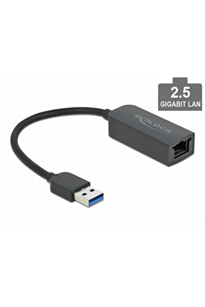 DELOCK Adaptor USB 3.2-A la LAN 2.5 Gigabit, 66646