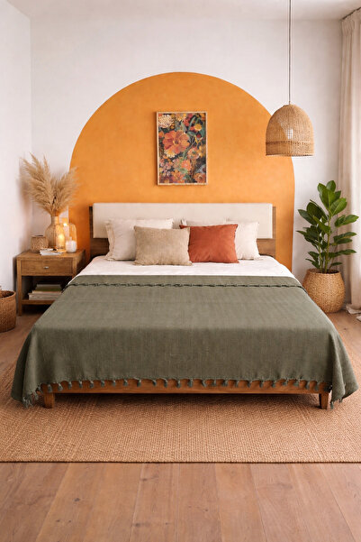 Bikaya Home بيكيه مزدوج طبيعي من نوع سينجل |   200×230 سم |   قطن طبيعي |   خ...