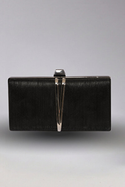 Victoria Shoes And Bags Minimalist Tasarım Siyah Kutu Çanta