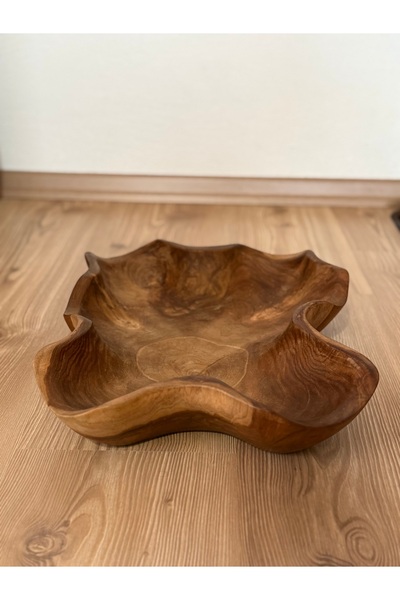 Dekormer Design Bali Endonezya Meyve Kasesi Özel Biblo Hediyelik Ceviz Bambu ...