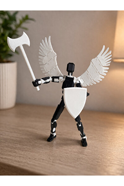 printx Oynar Eklemli Melek Robot 16 cm ve Aksesuarları