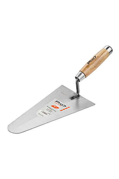 Lawazim Pro7 Wooden Handle Gauging Trowel - 9inch - Triangular Bricklaying Ma...