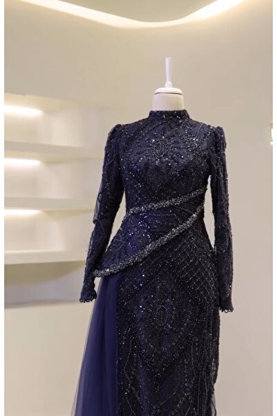 miraç giyim Kemerli abiye