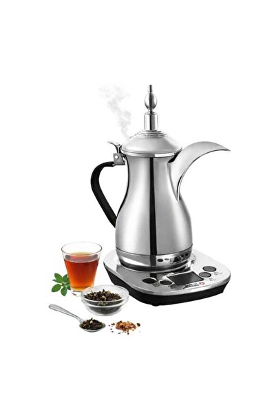 Gulf Dalla Electric Arabic Coffee Maker With Smart Control Base Chrome Finish...