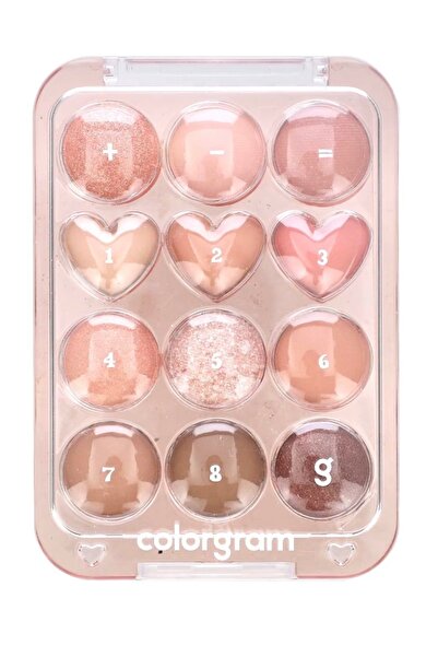 colorgram Pin Point Eyeshadow Palette 01 Peach&Coral