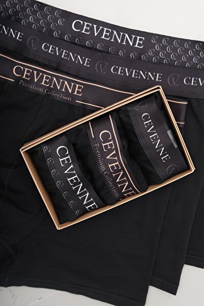 CEVENNE Nefes Alan, Terletmeyen Rahat Kalıp 3 LÜ ERKEK BOXER NİGHT